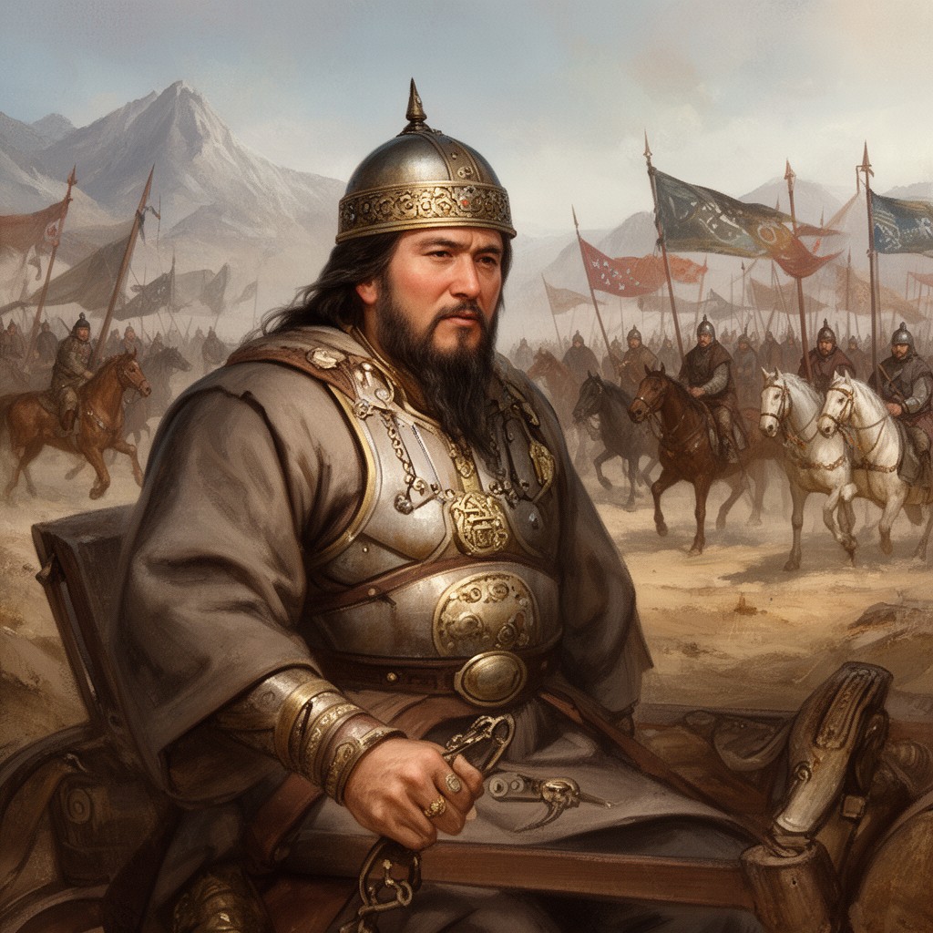 AI-generated illustration of Orda Khan