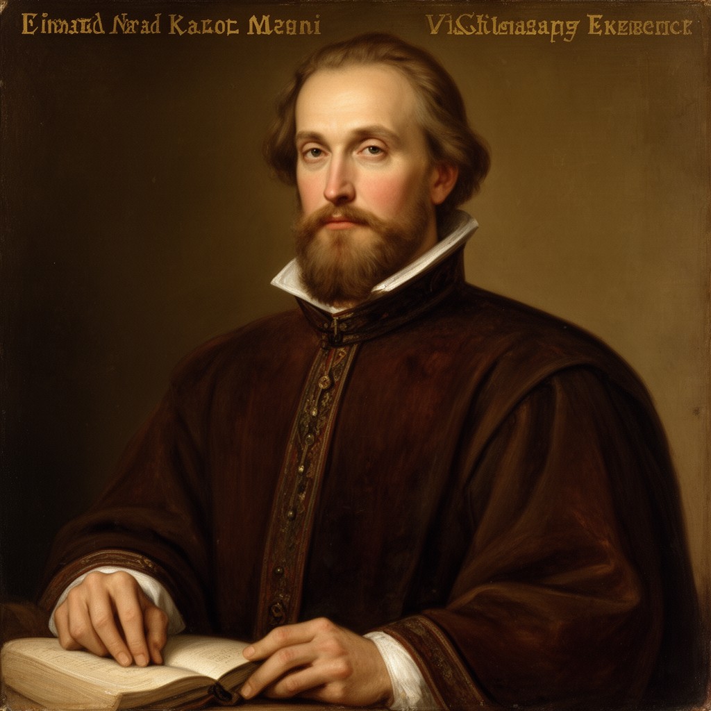 AI-generated illustration of Einhard