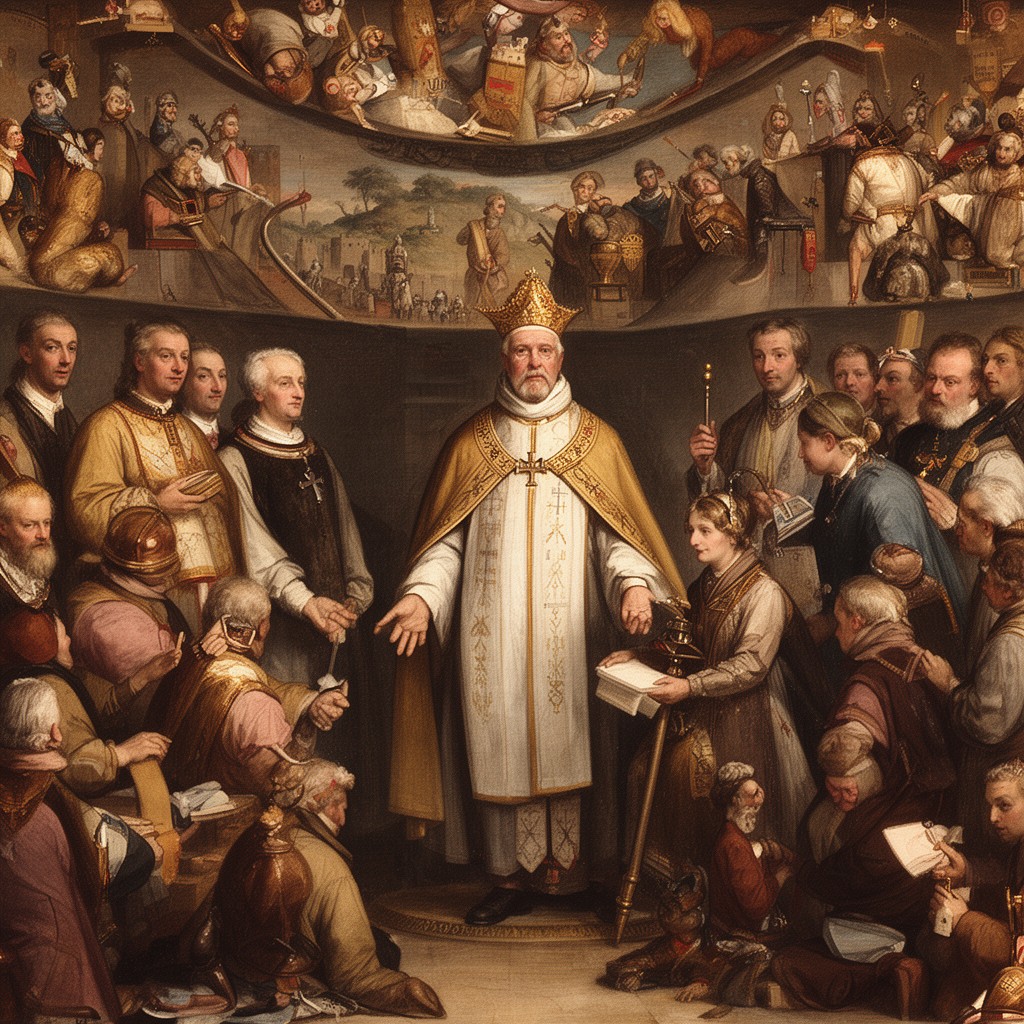 AI-generated illustration of pontificate of Clement VI