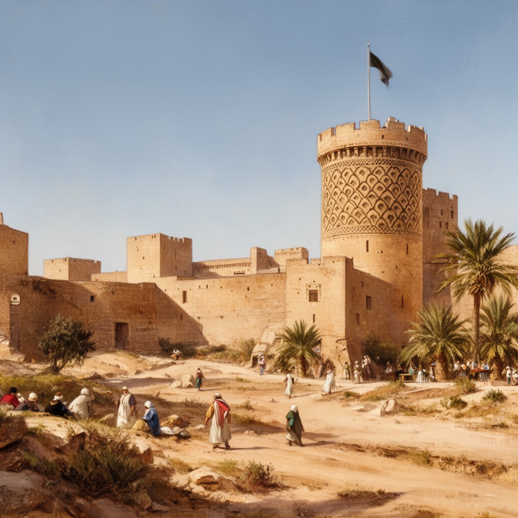 AI-generated illustration of Almoravid dynasty