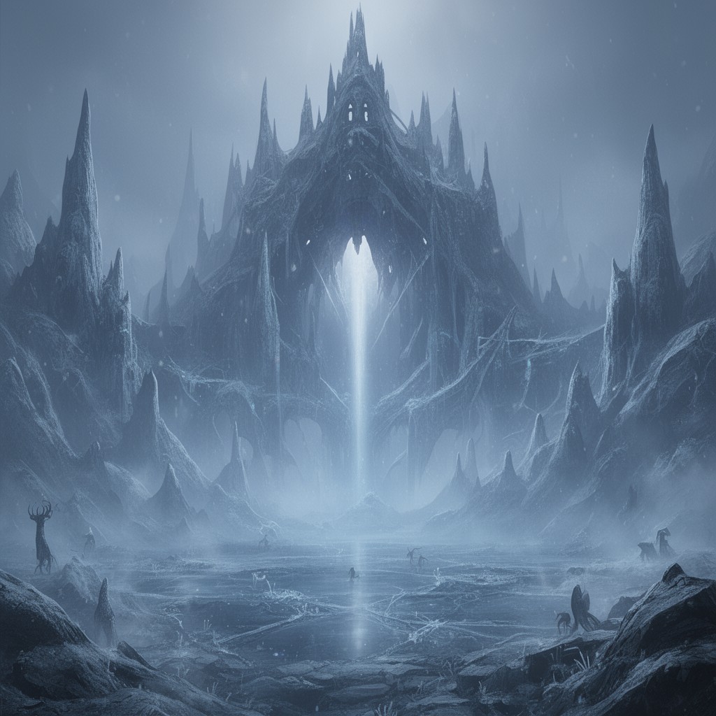AI-generated illustration of Niflheim