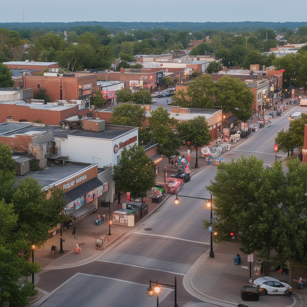 AI-generated illustration of Fuquay-Varina