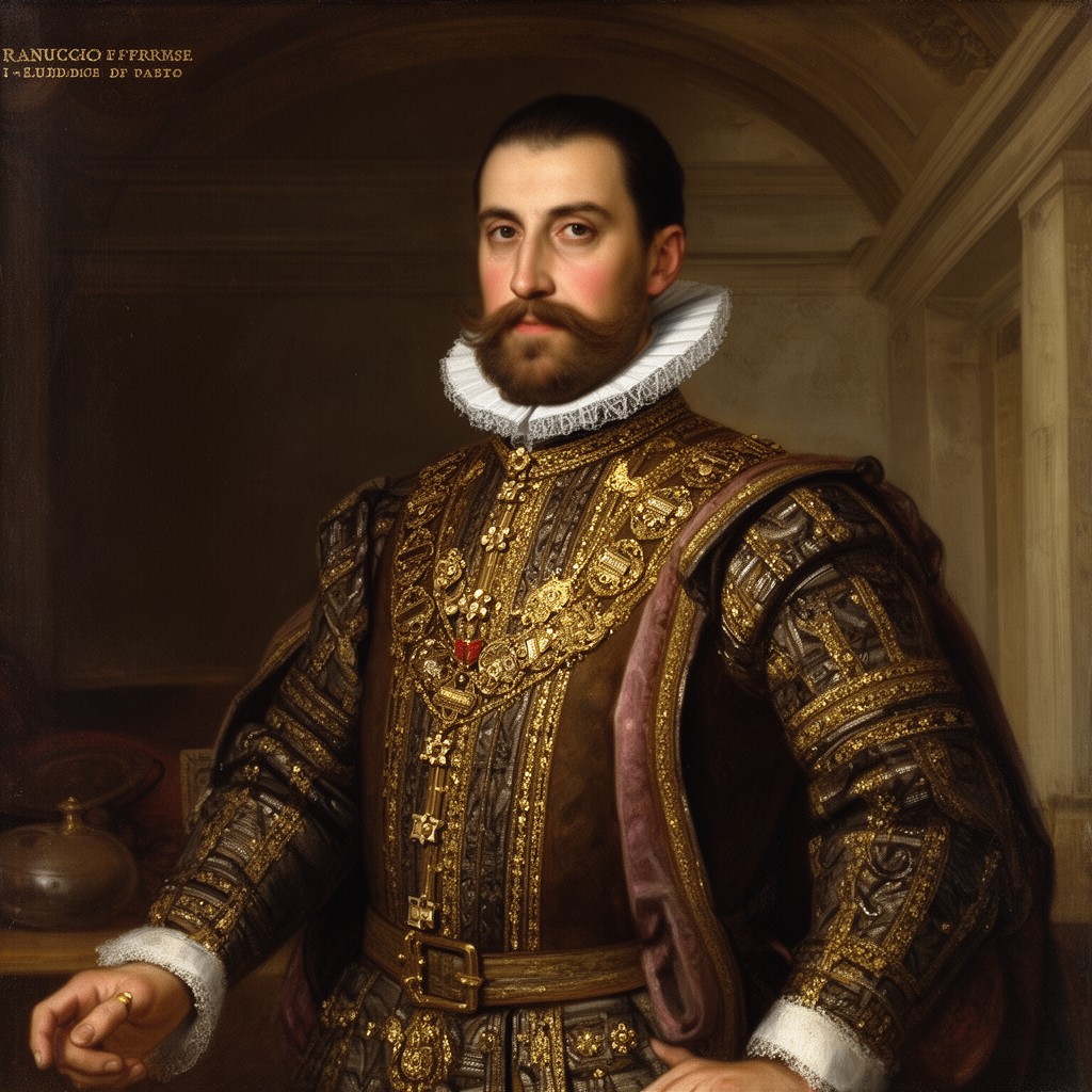 AI-generated illustration of Ranuccio I Farnese, Duke of Parma