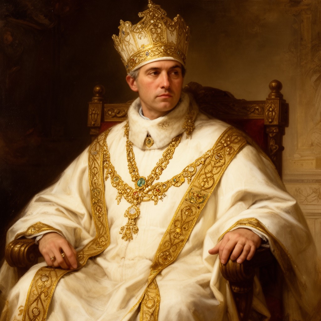 AI-generated illustration of Sovereign of the Papal States