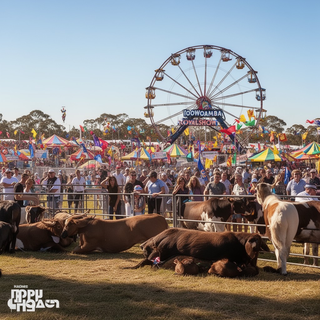 AI-generated illustration of Toowoomba Royal Show
