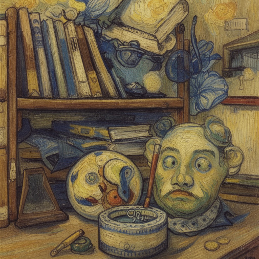 AI-generated illustration of Souvenirs sur Van Gogh