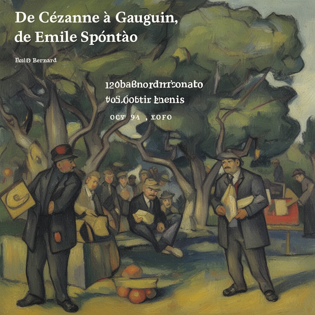 AI-generated illustration of De Cézanne à Gauguin