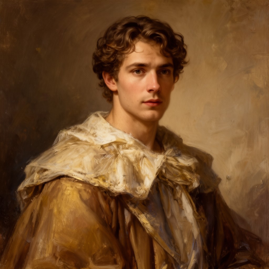 AI-generated illustration of Agathon