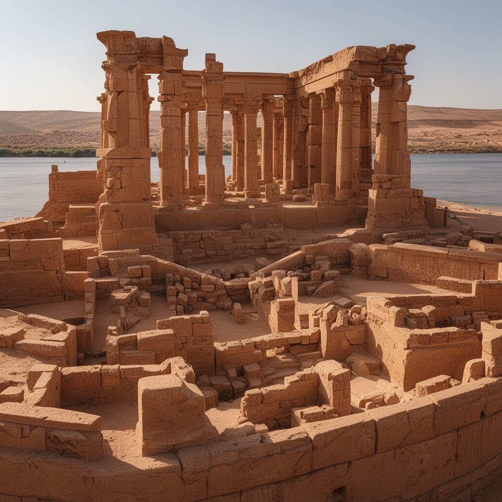 AI-generated illustration of Derr, Lower Nubia