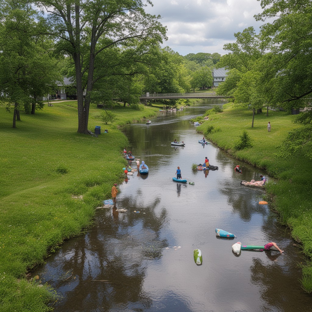 AI-generated illustration of Buck Creek