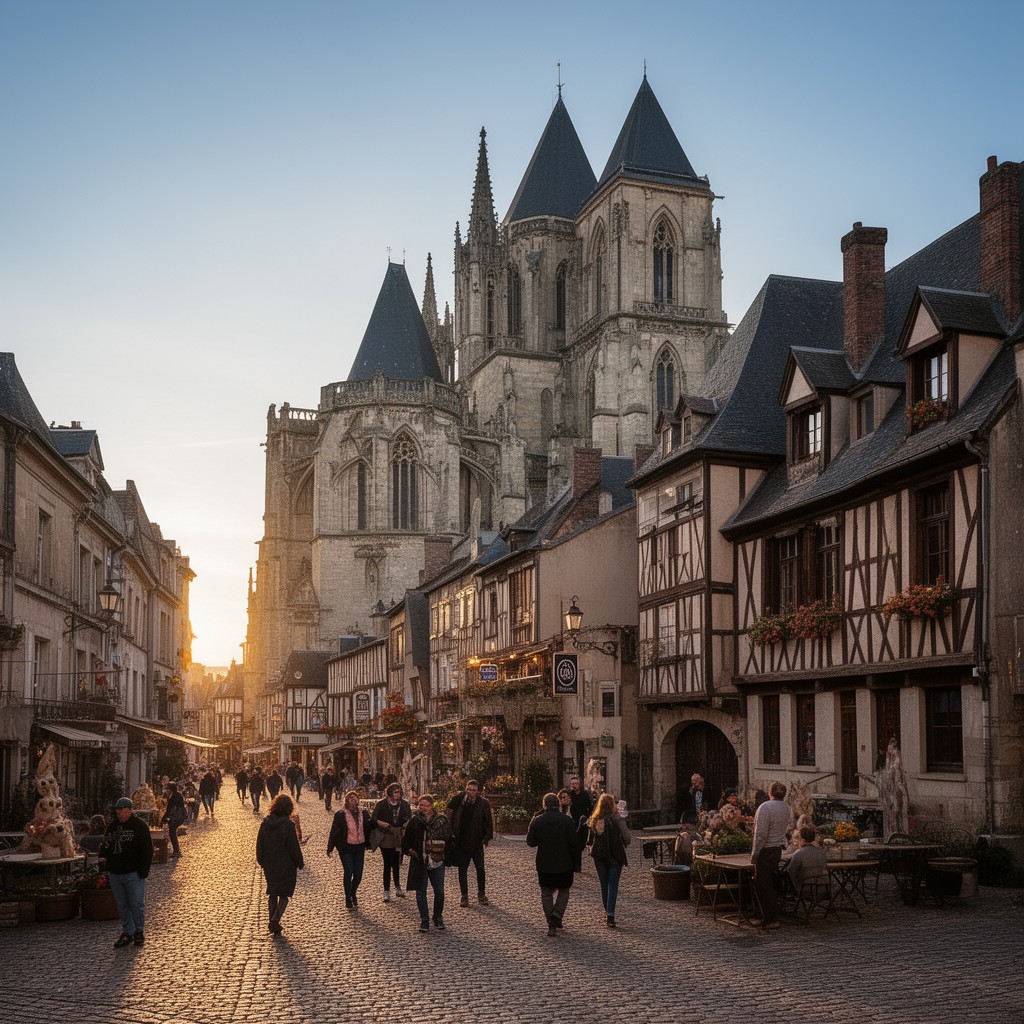 AI-generated illustration of Troyes