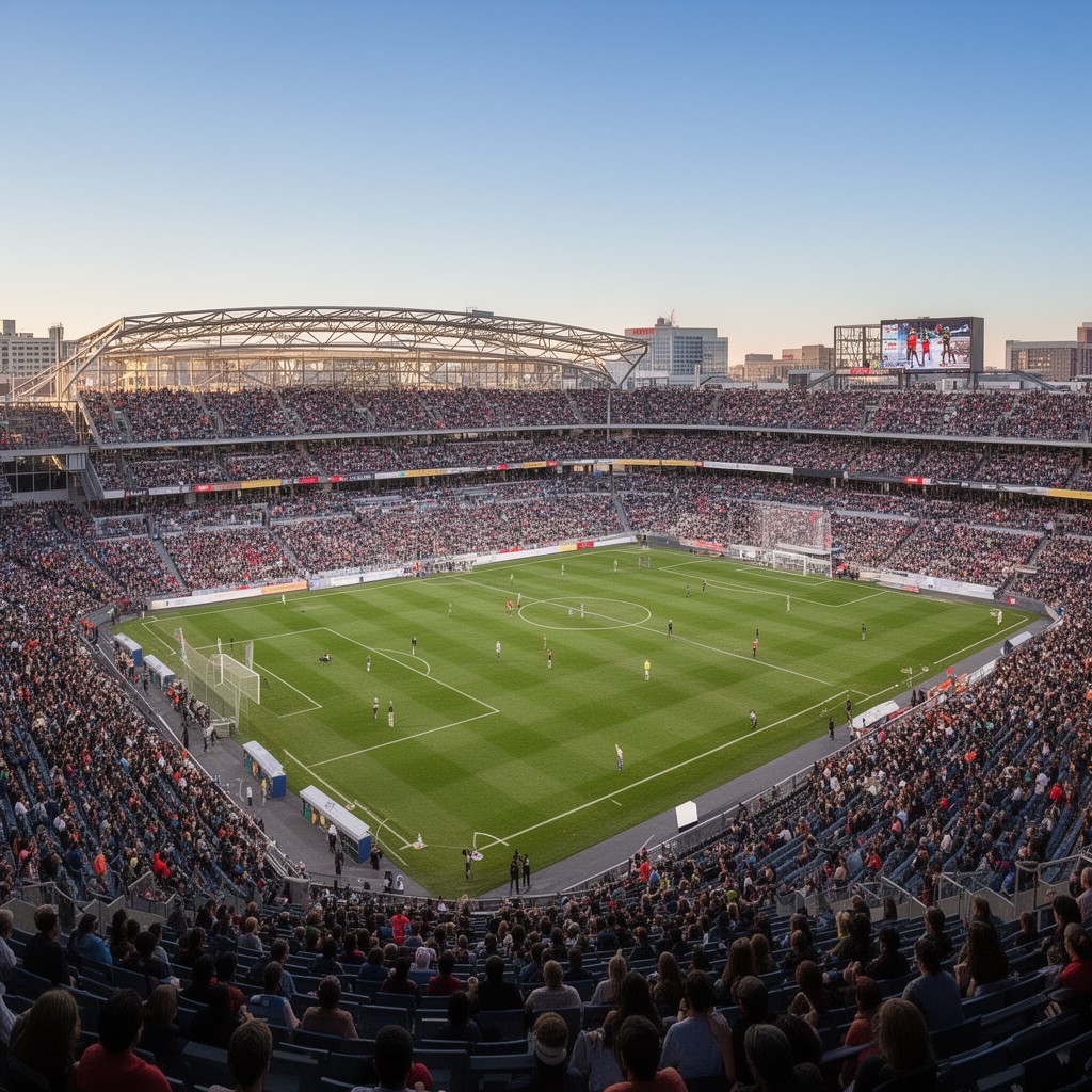 AI-generated illustration of Audi Field