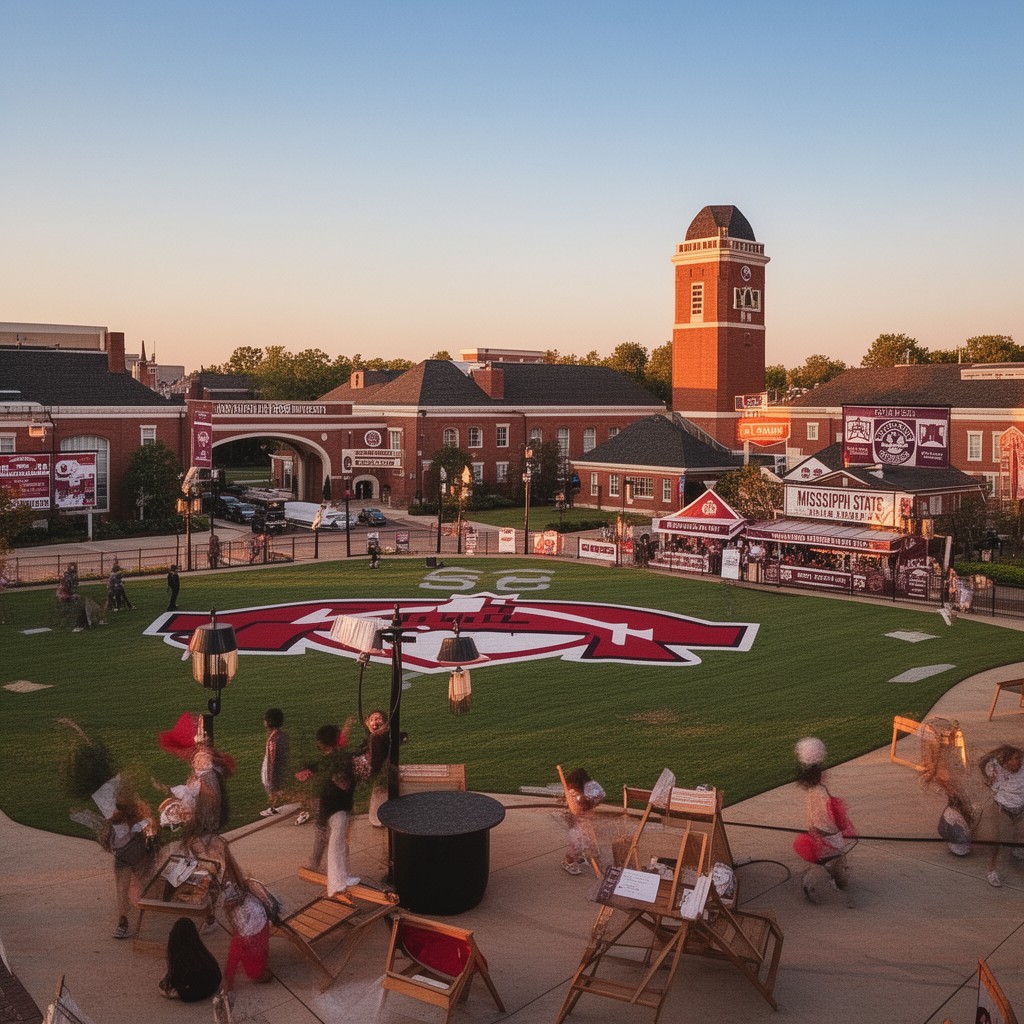 AI-generated illustration of Mississippi State University