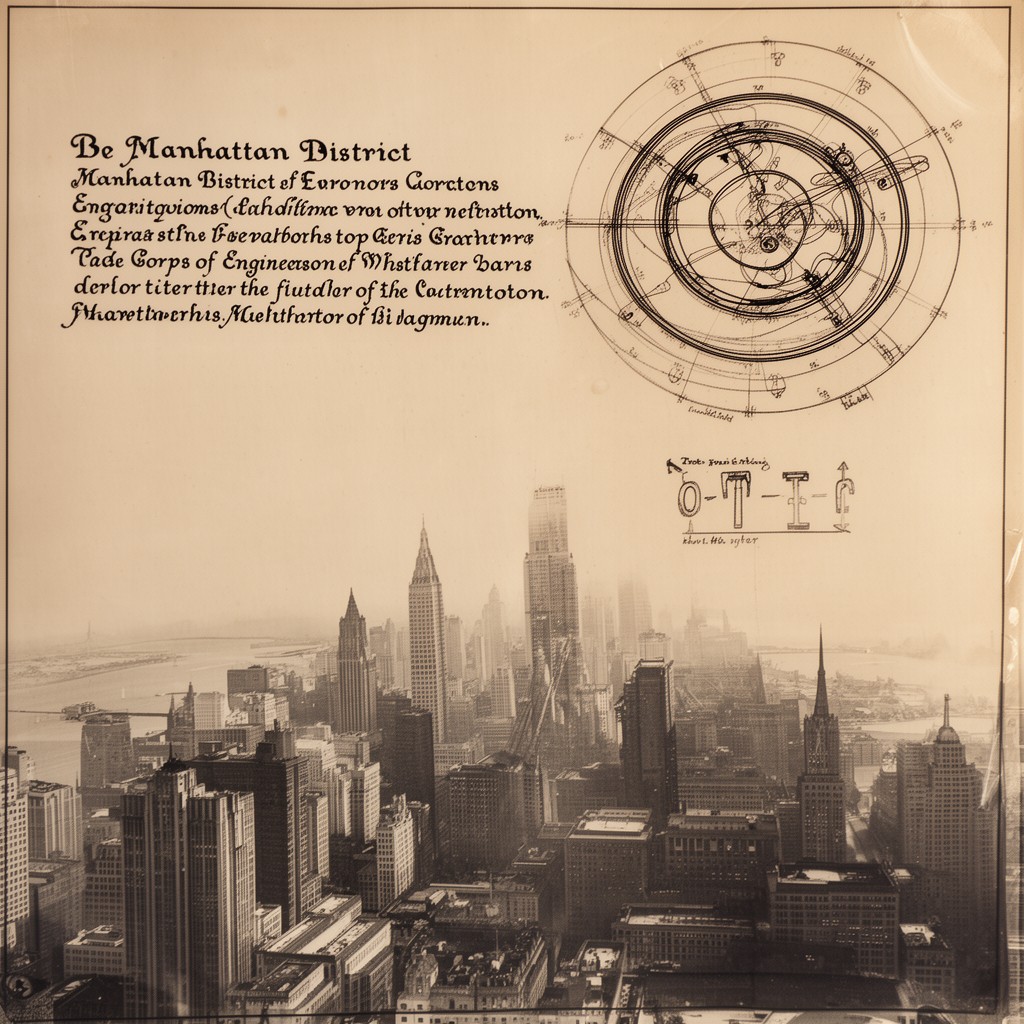 AI-generated illustration of Manhattan District