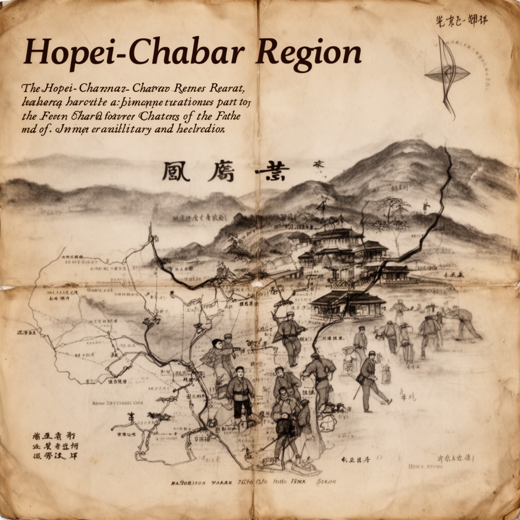 AI-generated illustration of Hopei–Chahar region