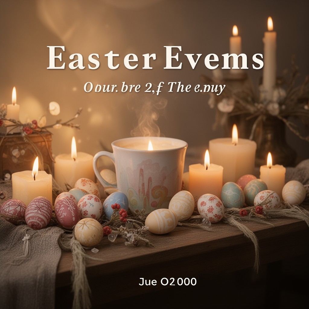 AI-generated illustration of Easter Eve