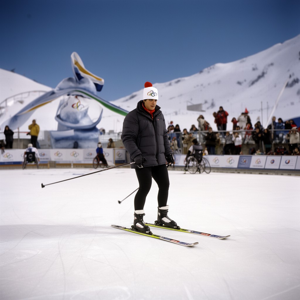 AI-generated illustration of 2006 Winter Paralympics