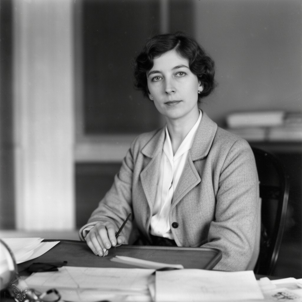 AI-generated illustration of Marion Mahony Griffin