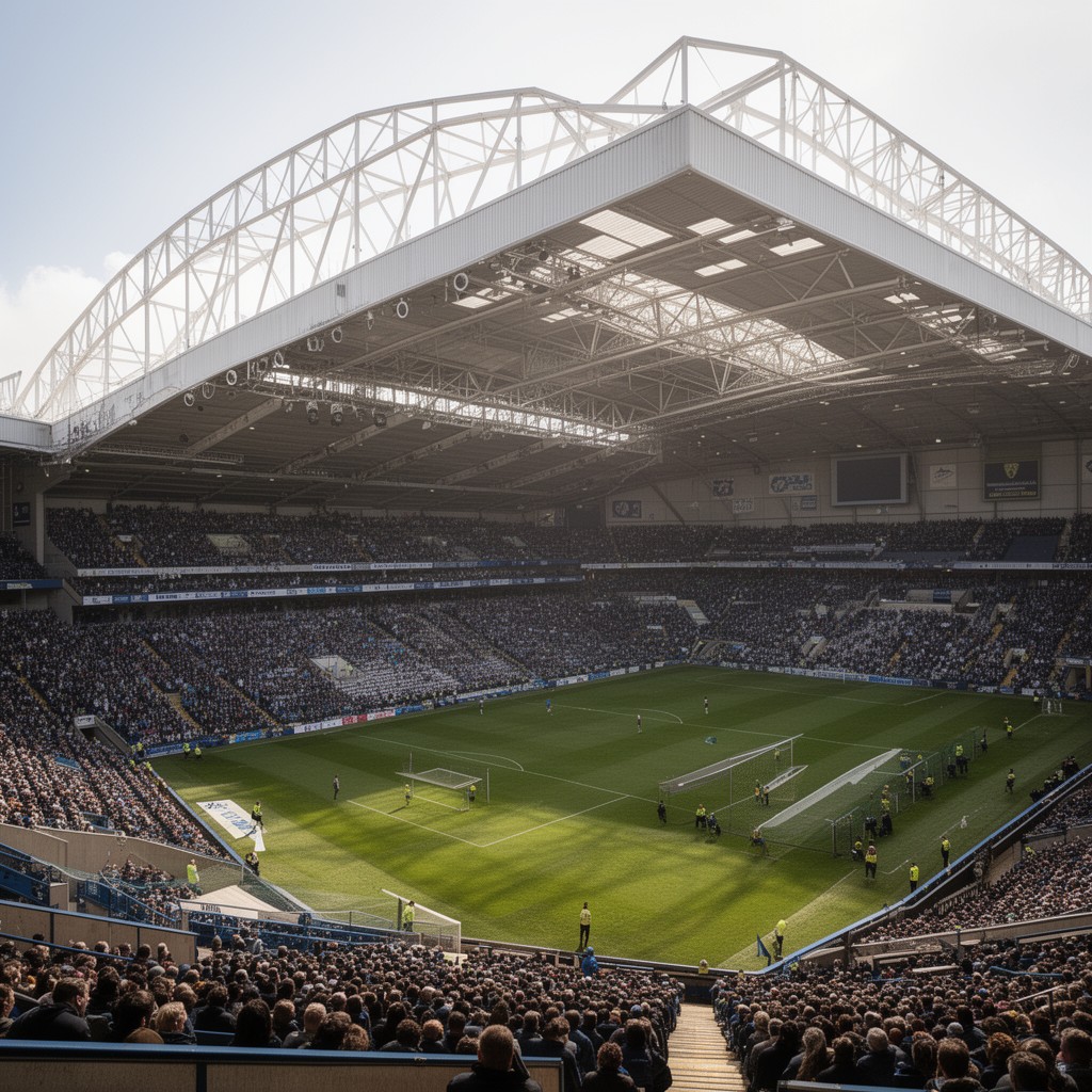 AI-generated illustration of Elland Road