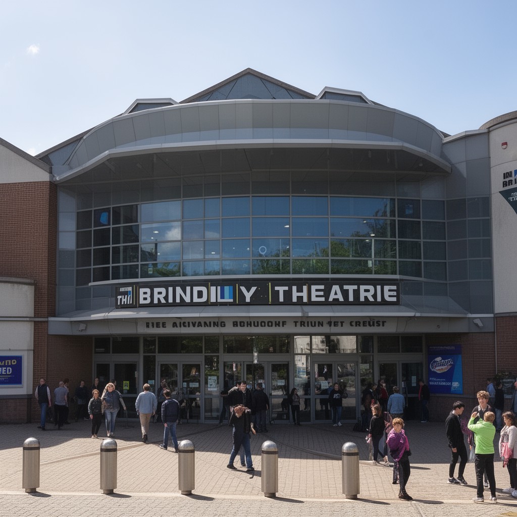 AI-generated illustration of The Brindley theatre