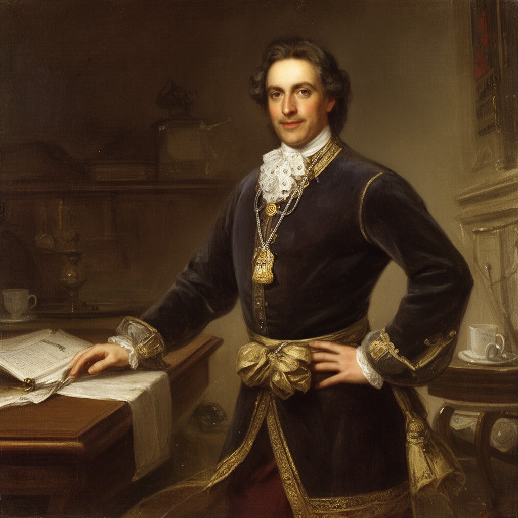 AI-generated illustration of Daniel Greysolon, Sieur du Lhut