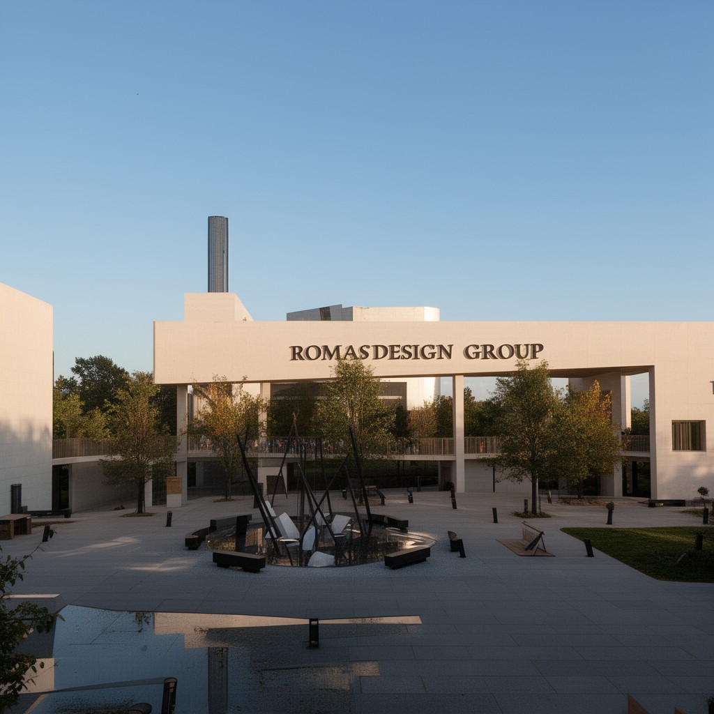 AI-generated illustration of ROMA Design Group