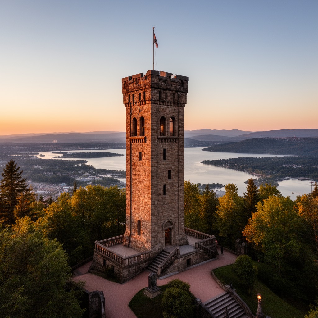 AI-generated illustration of Enger Tower