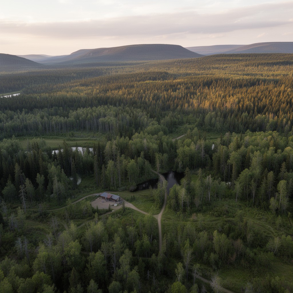 AI-generated illustration of Riding Mountain National Park