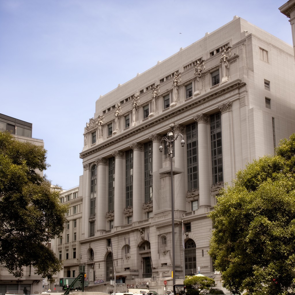 AI-generated illustration of James R. Browning United States Courthouse