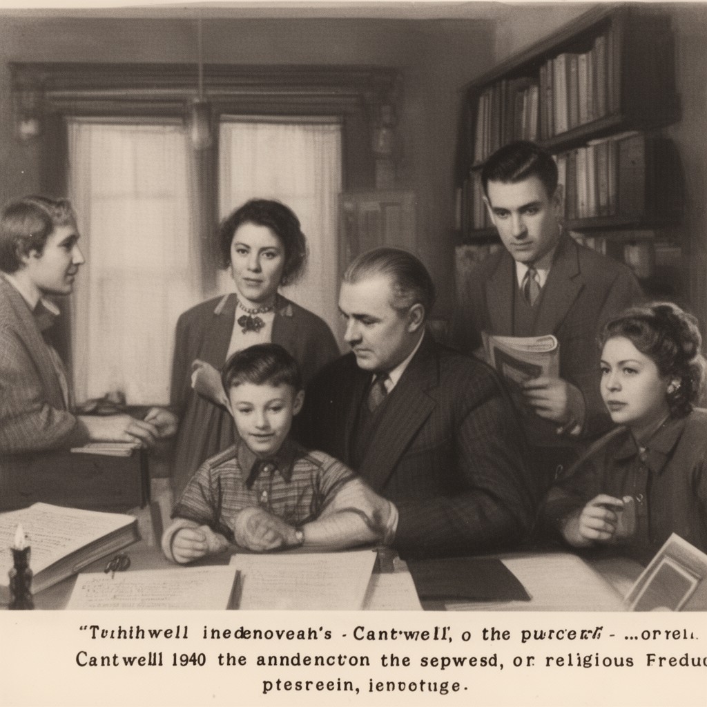 AI-generated illustration of Cantwell family