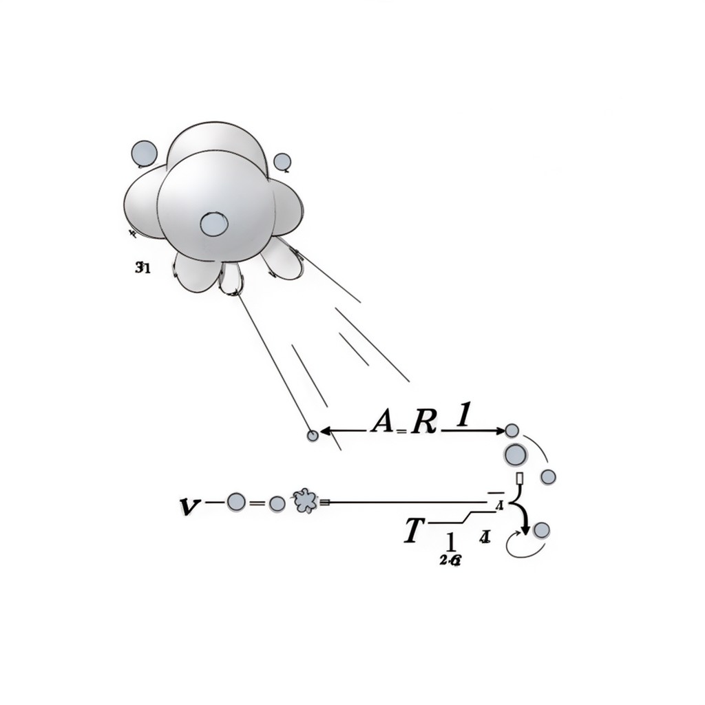 AI-generated illustration of ideal gas law