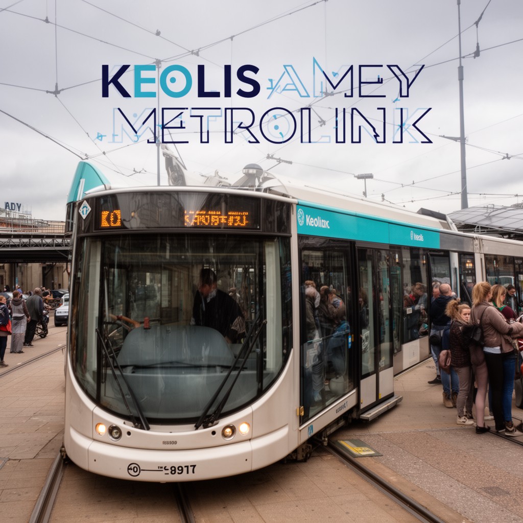 AI-generated illustration of KeolisAmey Metrolink