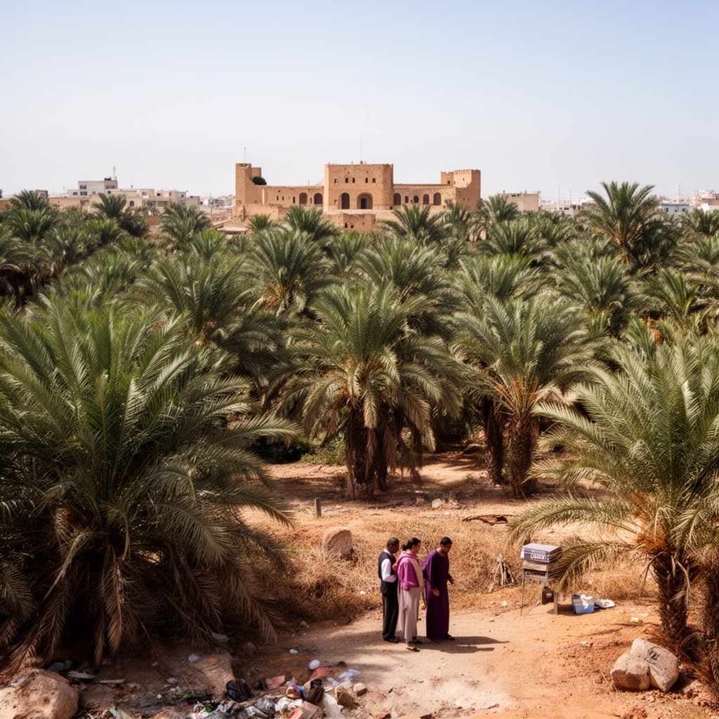 AI-generated illustration of Deir al-Balah
