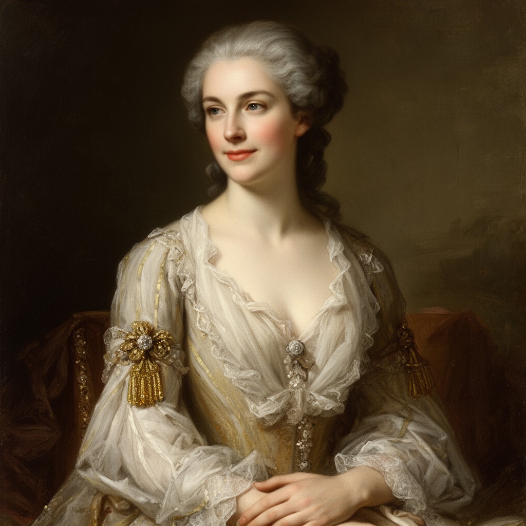 AI-generated illustration of Adrienne de Noailles