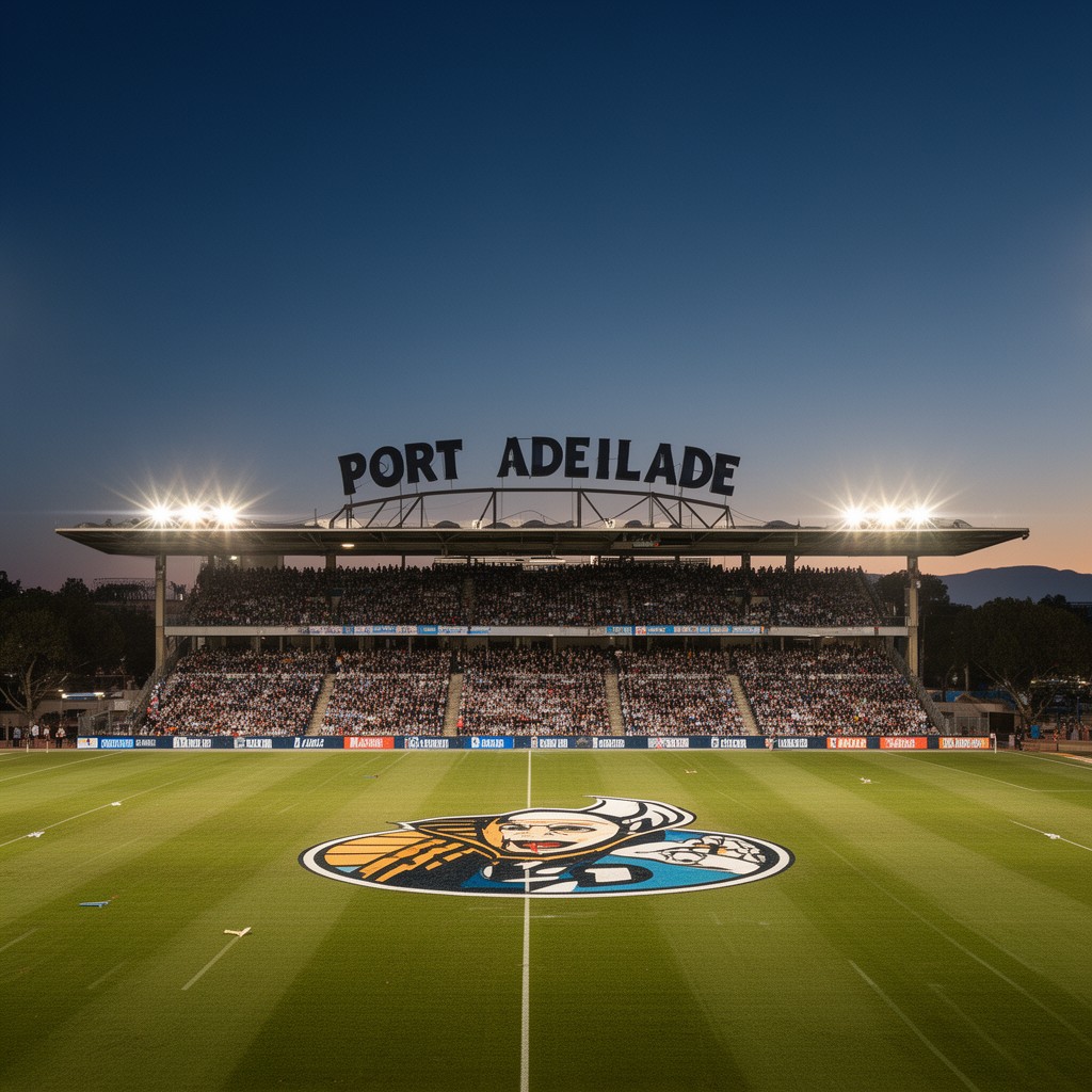 AI-generated illustration of Port Adelaide Football Club