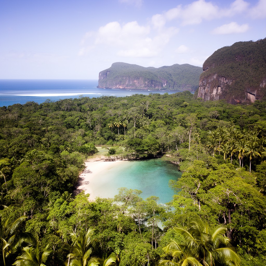 AI-generated illustration of Cape Tribulation