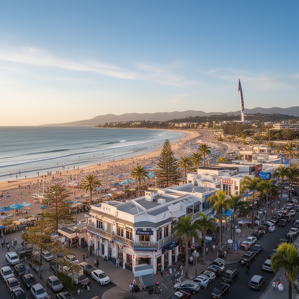 AI-generated illustration of Mooloolaba