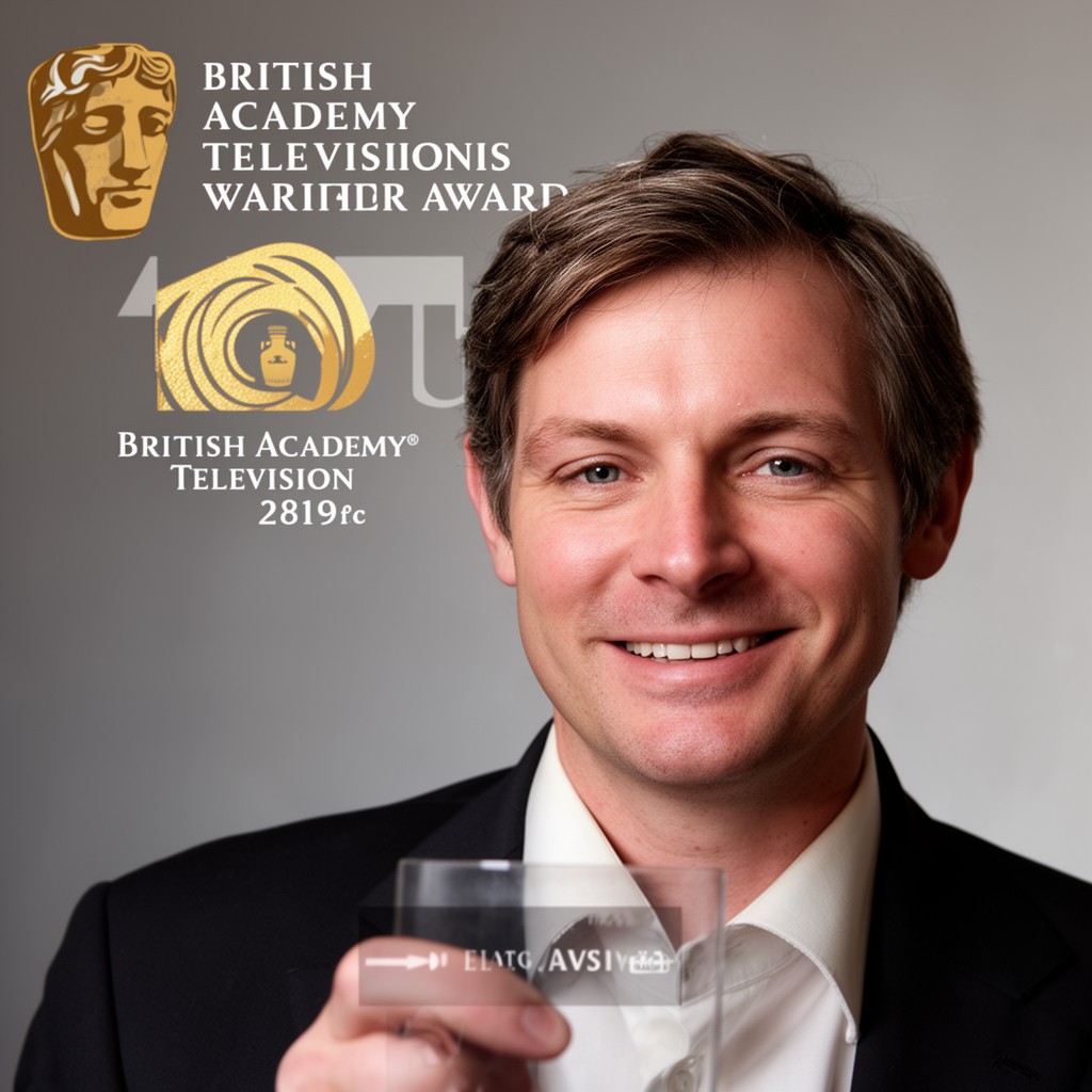 AI-generated illustration of British Academy Television Writer Award
