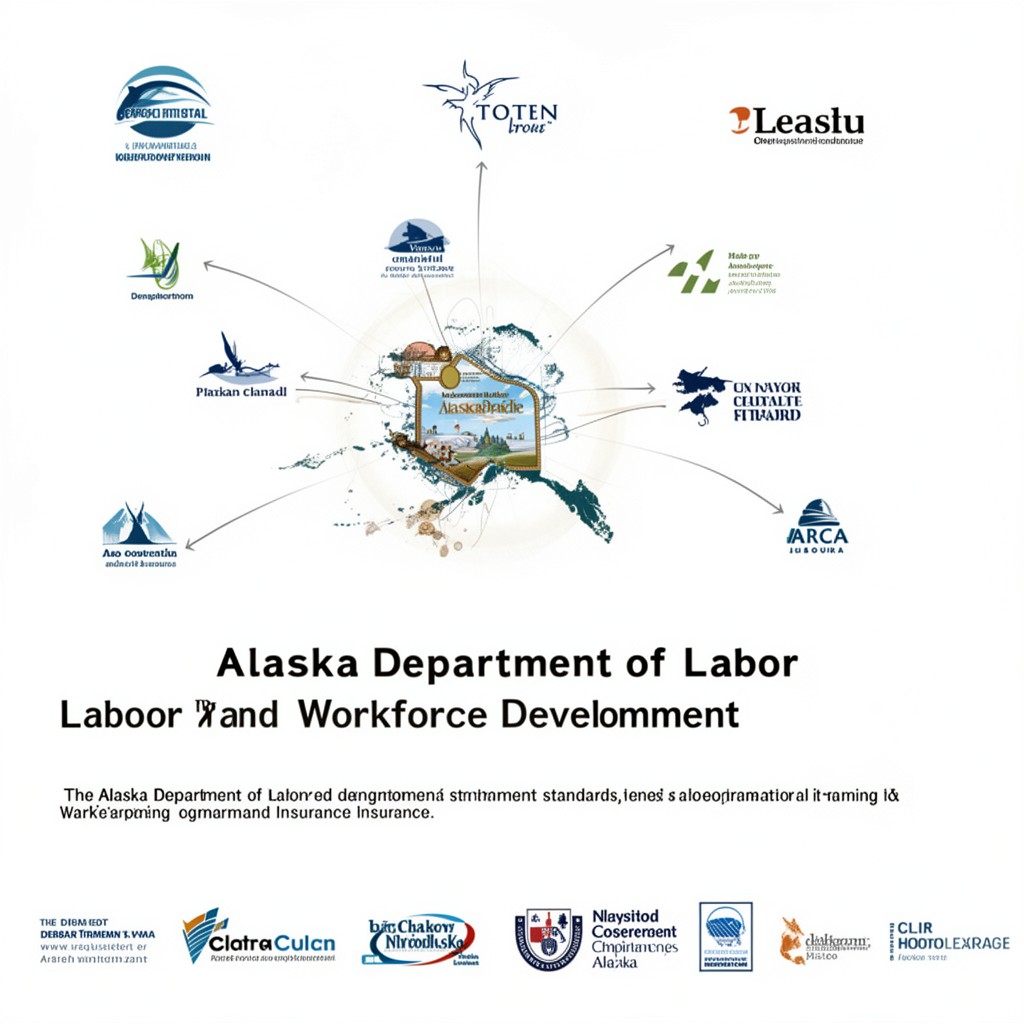 AI-generated illustration of Alaska Department of Labor and Workforce Development