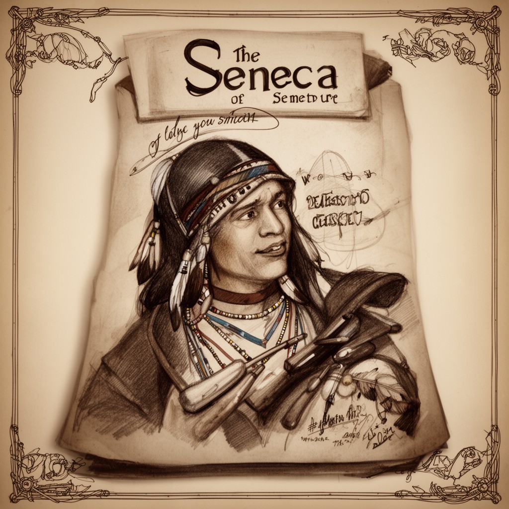 AI-generated illustration of Seneca