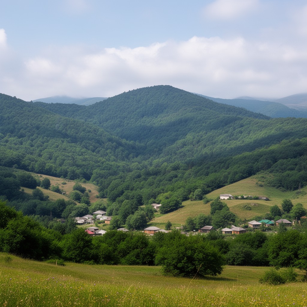 AI-generated illustration of Gurian hills