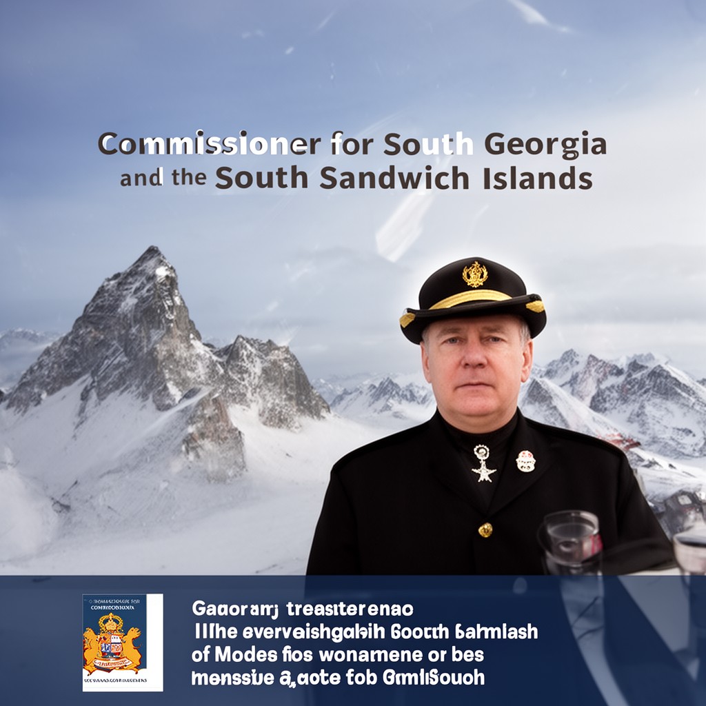AI-generated illustration of Commissioner for South Georgia and the South Sandwich Islands