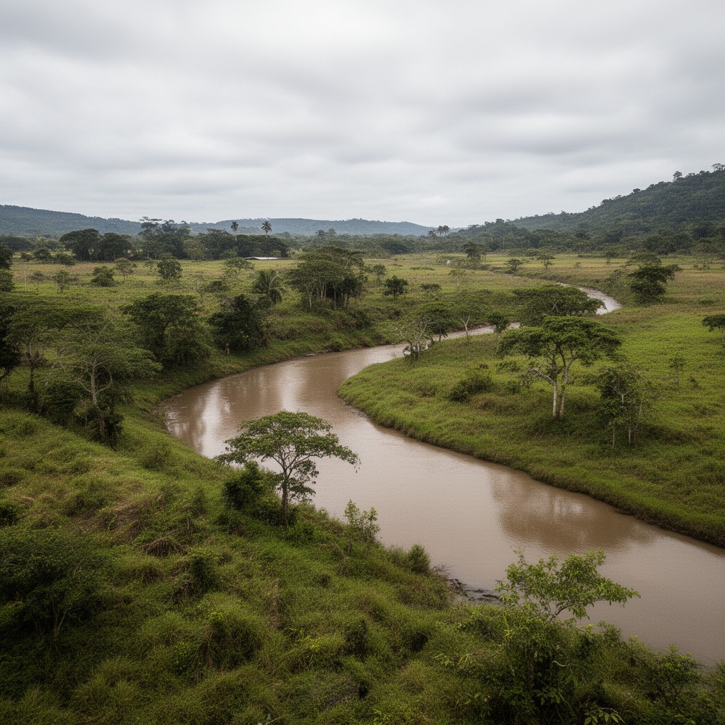 AI-generated illustration of Meta River