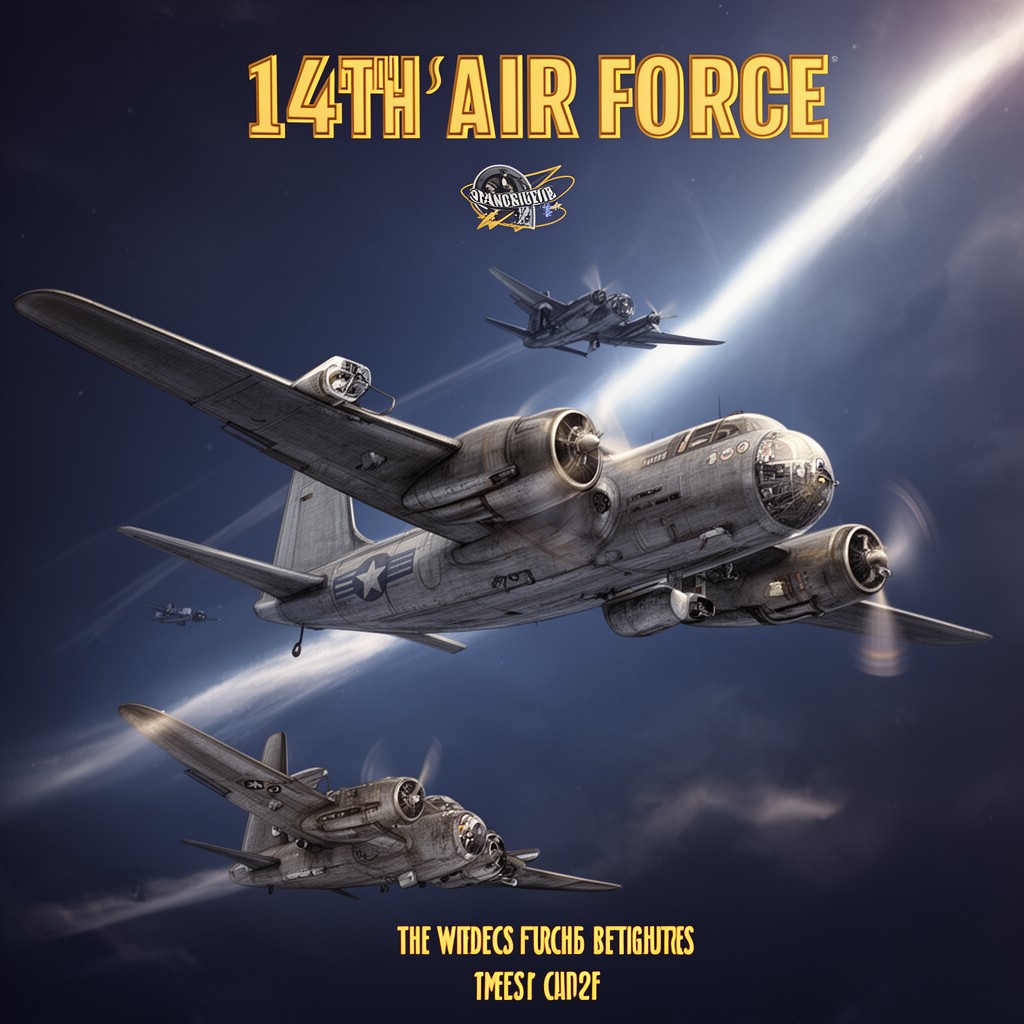 AI-generated illustration of 14th Air Force