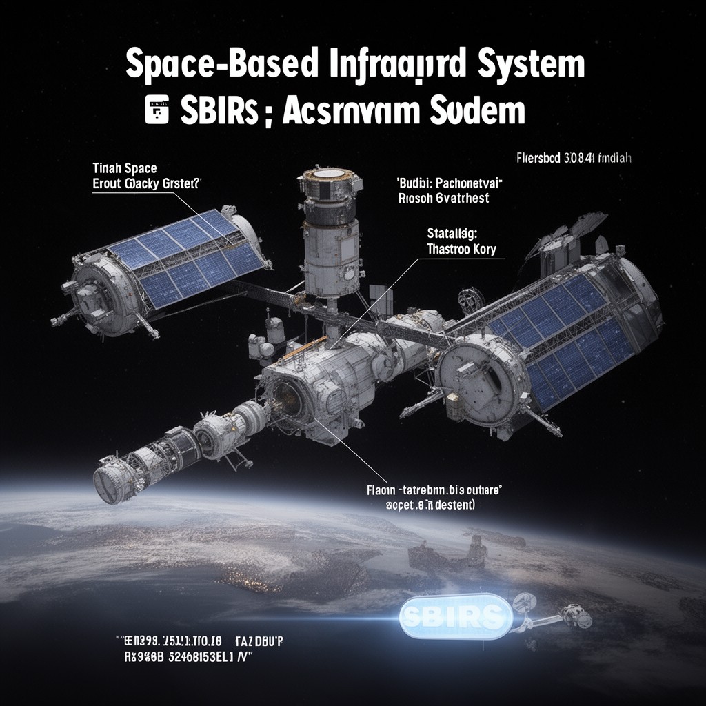 AI-generated illustration of Space-Based Infrared System