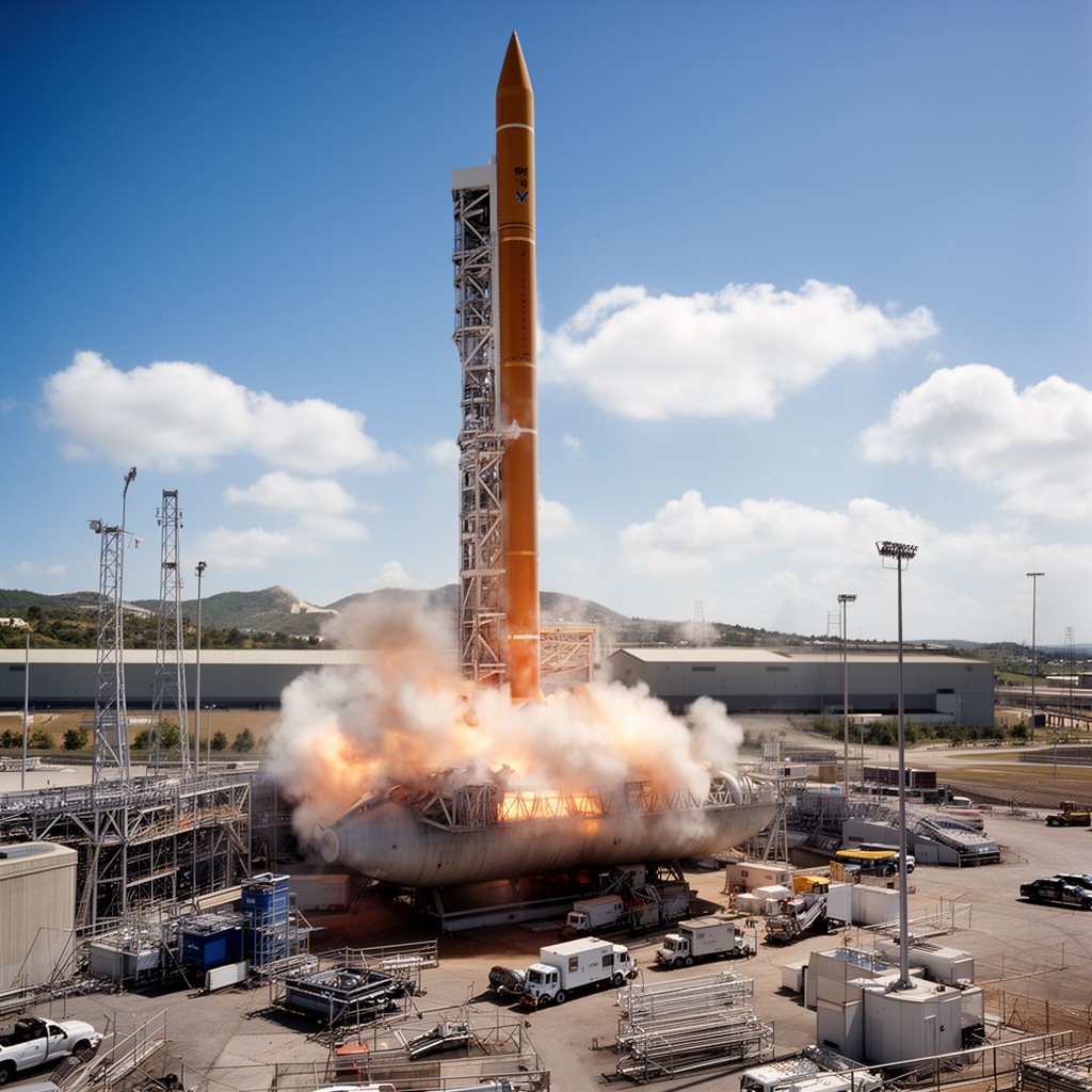 AI-generated illustration of Evolved Expendable Launch Vehicle program