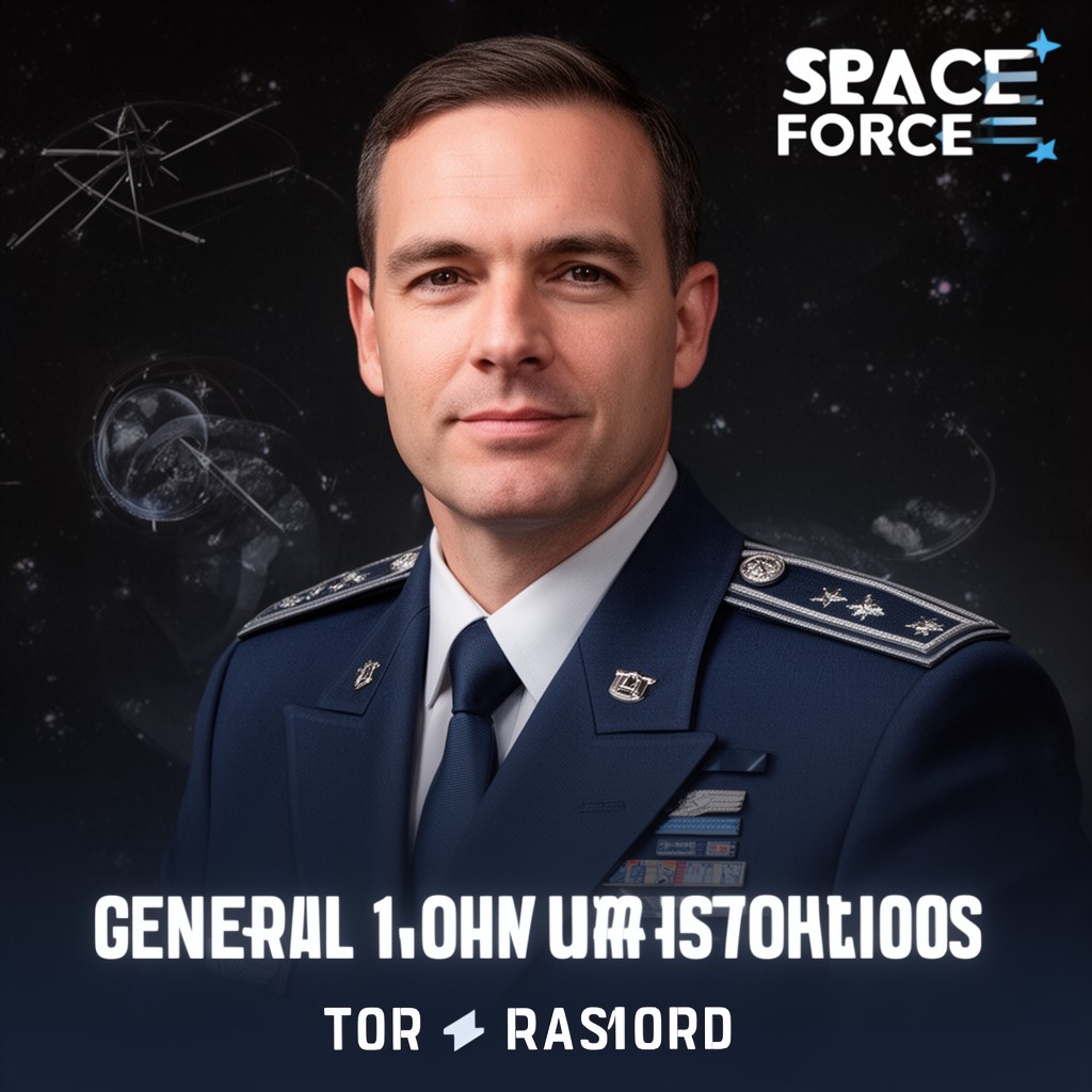 AI-generated illustration of General John W. Raymond