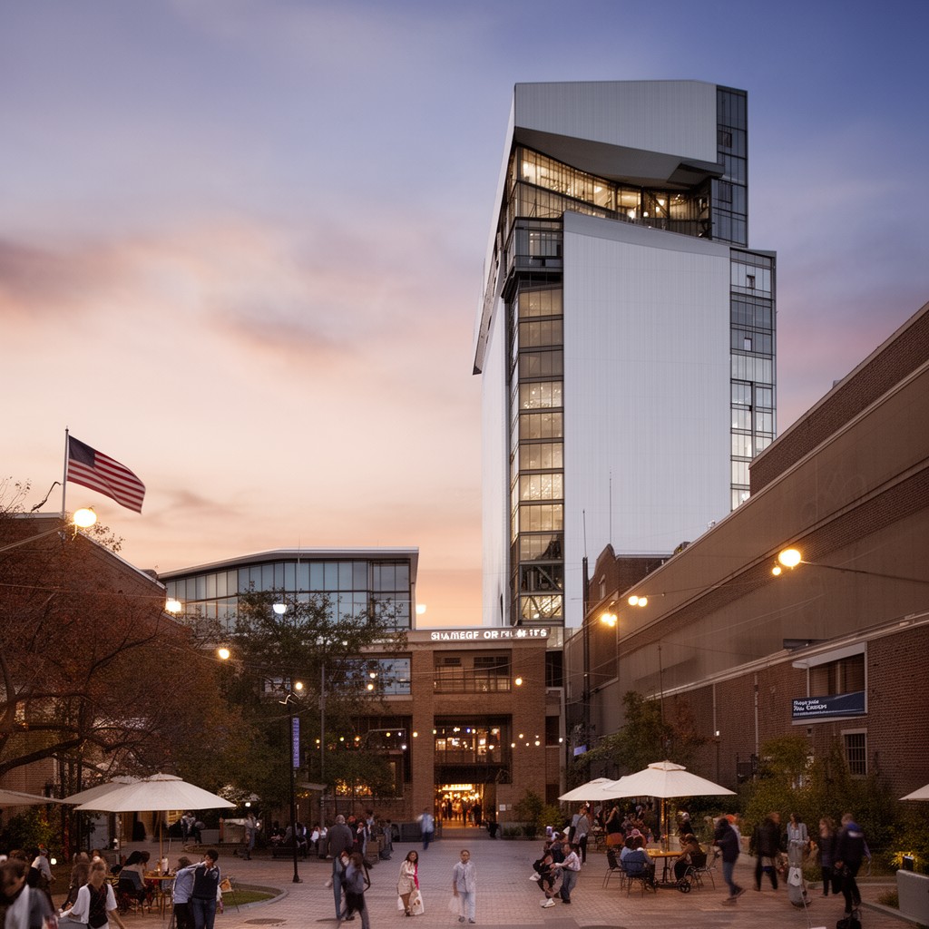 AI-generated illustration of College of Fine Arts