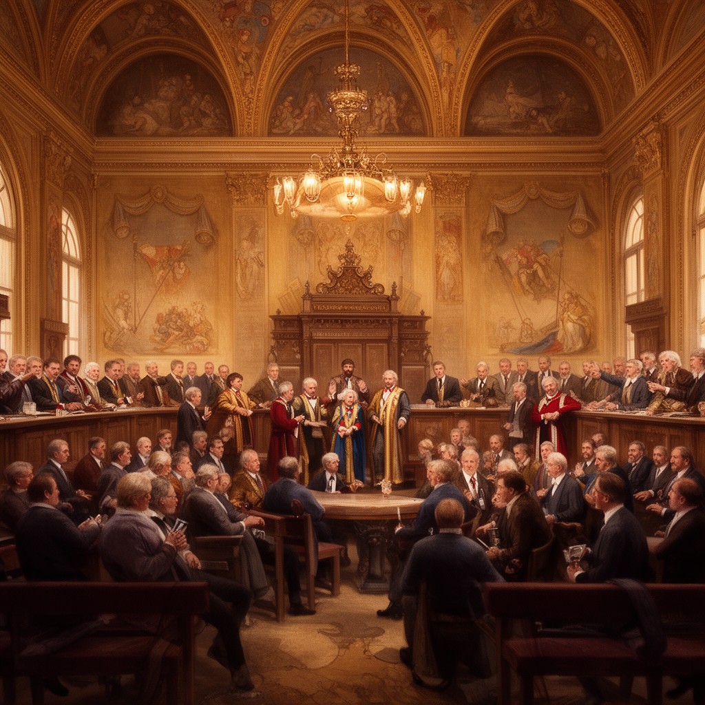 AI-generated illustration of Royal Audience of Catalonia