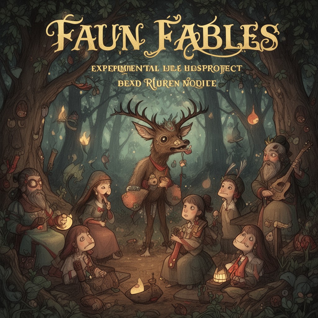 AI-generated illustration of Faun Fables